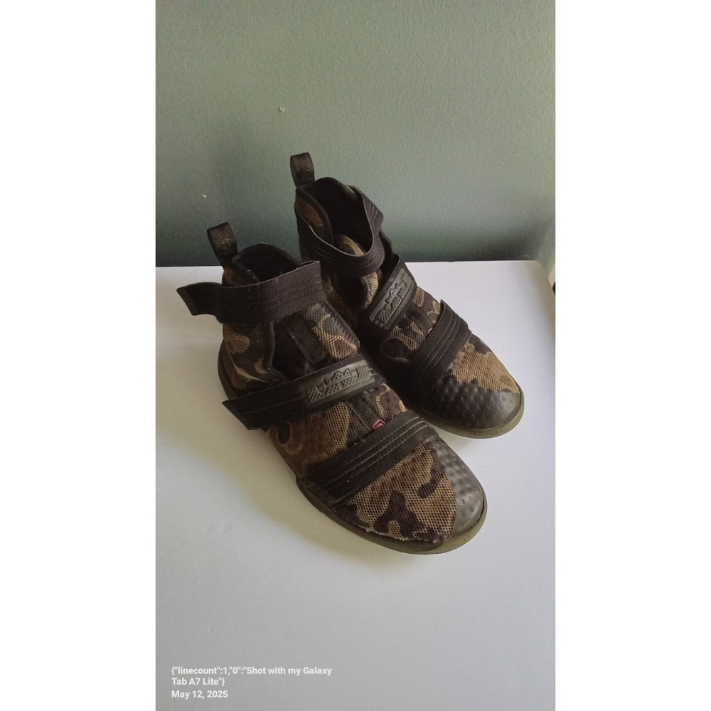 Nike LeBron Soldier 12 SFG Camo Basketball Shoes AO4054-001 Mens High Top